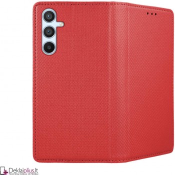 Telone atverčiamas dėklas - raudonas (Samsung A34 5G)